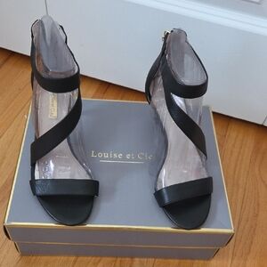 Louise et Cie Black Strappy Heels